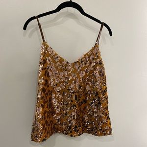 RO & DE Velvet Leopard Tank